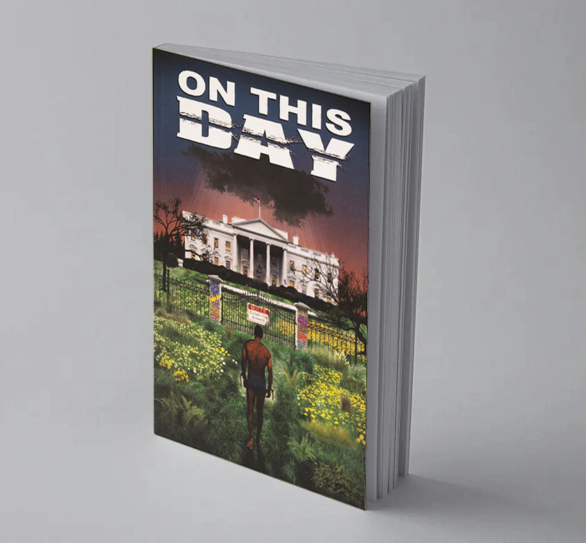 On This Day book and Black history canvas art